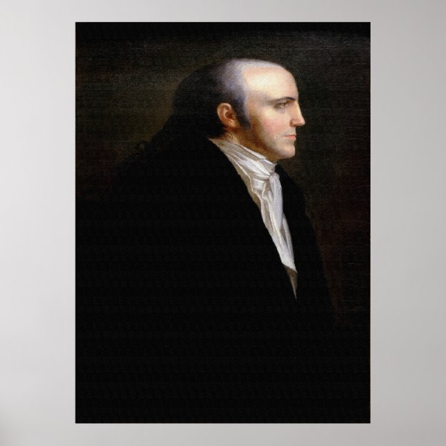 Poster AARON BURR Retrato de John Vanderlyn (Frente)