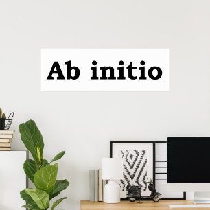 Poster Ab initio