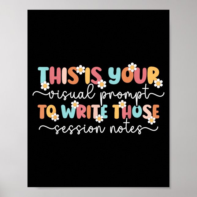 Poster Aba Therapist Aba Therapy Applied Behavior Analysi (Frente)