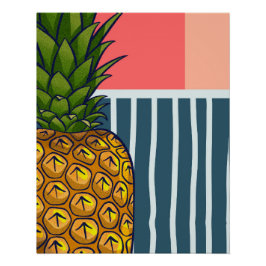 Pôster 'Abacate solitário' | Poster de arte de parede afi