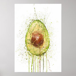 Poster Abacate Vegetal