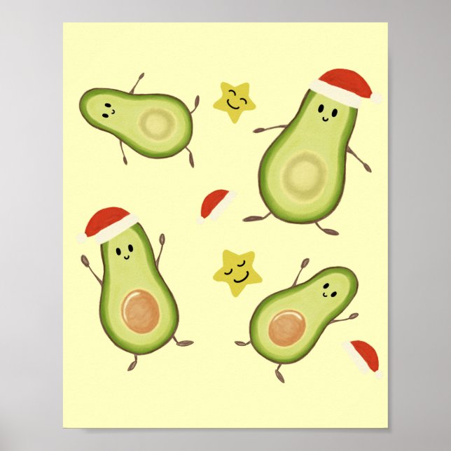 Poster Abacates e Natal (Frente)