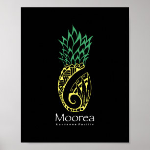 Poster Abacaxi de Moorea