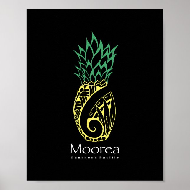 Poster Abacaxi de Moorea (Frente)