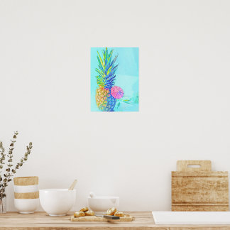 Poster Abacaxi Tropical