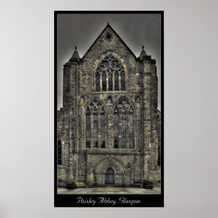Pôster Abadia de Paisley, Glasgow, Scotland
