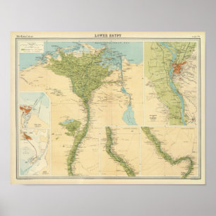 Pôster Abaixe Egipto
