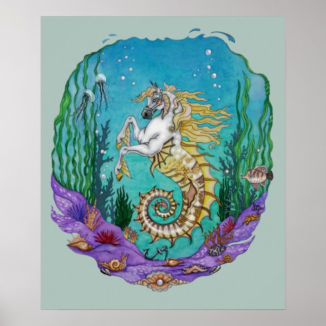 Poster Abaixo de ÁguaCavalo (Frente)