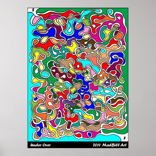 Pôster Abaixo de Over Maze (Frente)