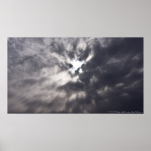 Pôster Abaixo do guarda-chuva da nuvem da tempestade, Pos