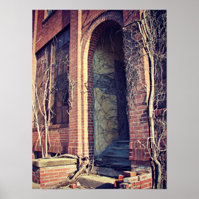 Poster Abandonado e quebrado (Frente)