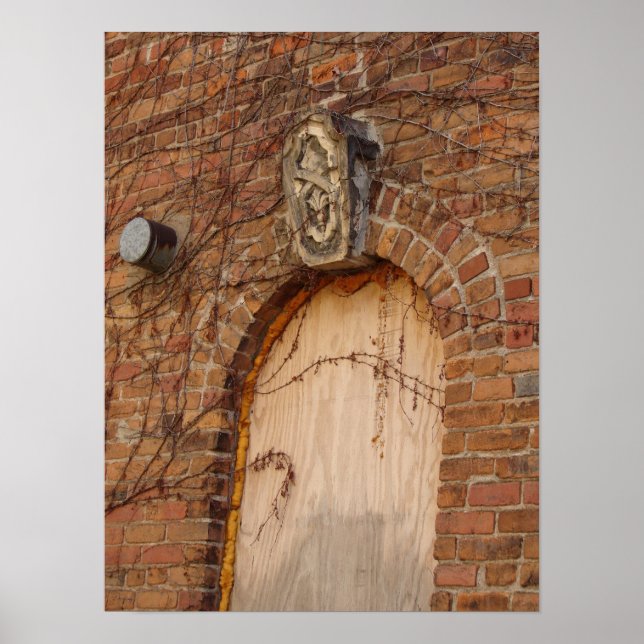 Poster Abandonado, Washington, Iowa (Frente)