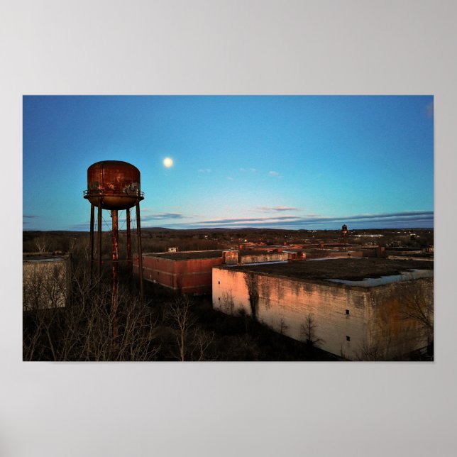 Poster Abandonado Whiskey Distillery Linfield PA (Frente)