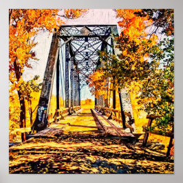 Poster Abandoned RR Tressel Truckee River