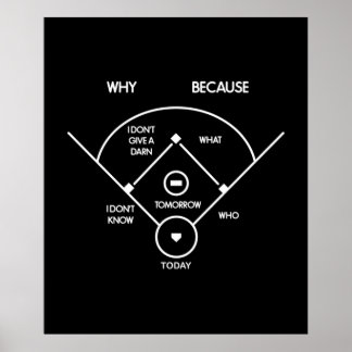 Poster abbott costello que fala sobre o primeiro Whats em