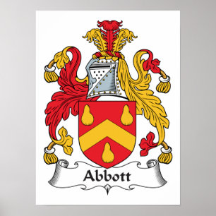Poster Abbott Family Crest