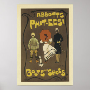 Pôster Abbotts Phit-eesi Boots and Calçados
