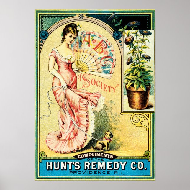 Poster ABC DA Medicina Vitoriana Remediante de Hunt da SO (Frente)