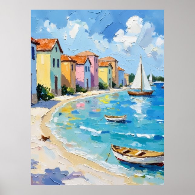 Poster Abc islands coast (Frente)