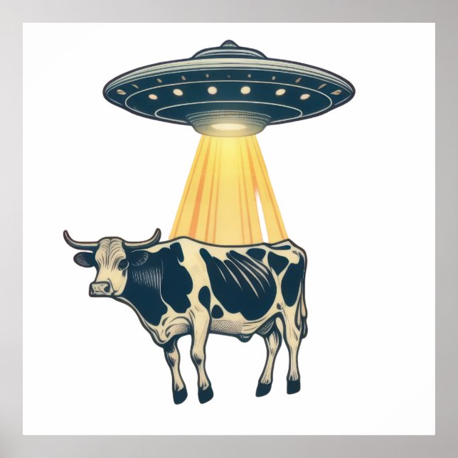 Poster Abdução De Vacas (Frente)