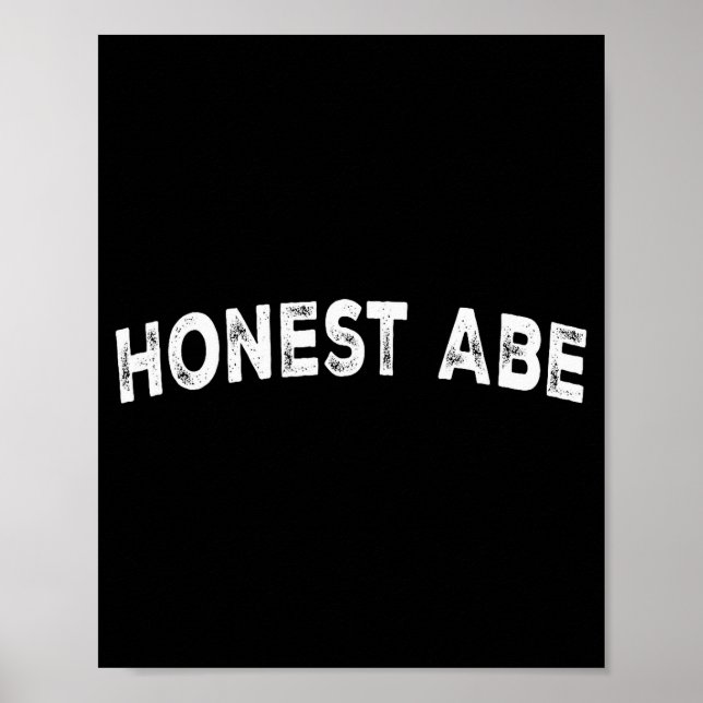 Poster Abe Honesto  (Frente)