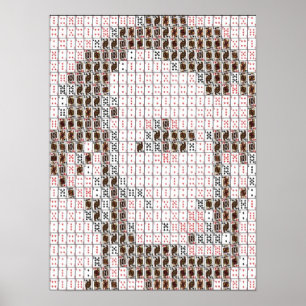 Poster Abe Lincoln card montage