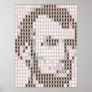 Poster Abe Lincoln card montage