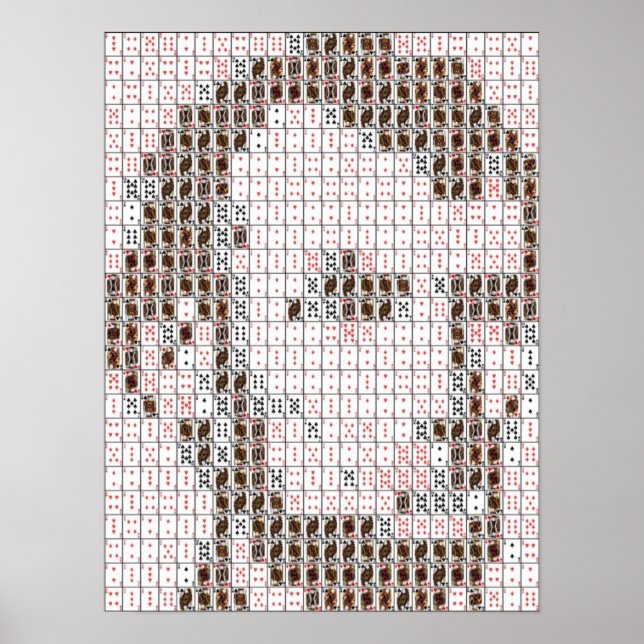 Poster Abe Lincoln card montage (Frente)