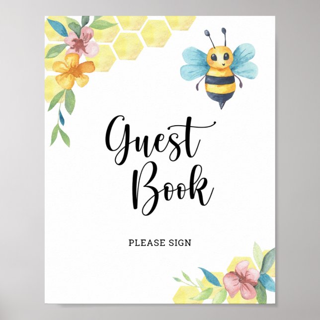 Poster Abeille bumble \ Livro de visitas (Frente)