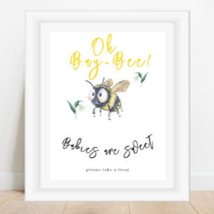 Poster Abeja - Bebês são doces