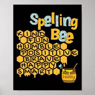 Poster Abeja Ortográfica Tipo Positivo Bondade Mulheres E