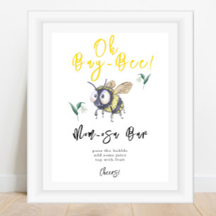 Poster Abelha - bar-mãe-osa