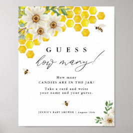 Poster Abelha e margarida adivinham quantas exibições de 