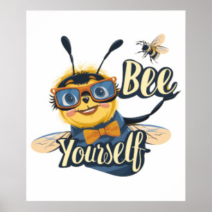 Poster Abelha inspirada