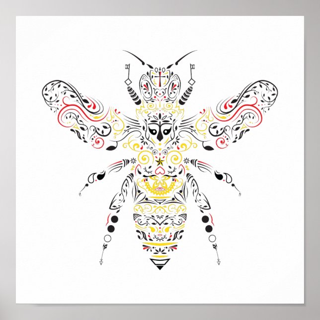 Pôster abelha rainha (Frente)