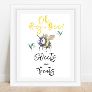 Poster Abelhas - Doces e guloseimas