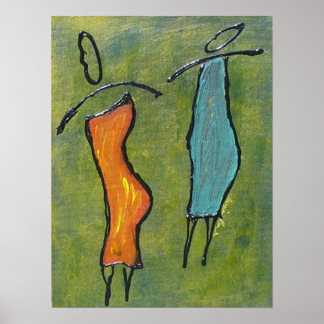 Pôster Abena e Ajambo (Frente)