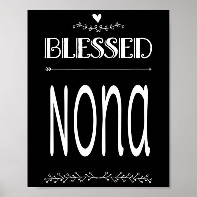 Poster Abençoada avó Nona (Frente)