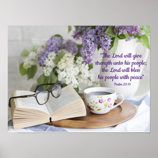 Poster Abençoado com a Paz (Frente)