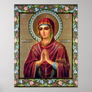 Poster abençoado de Mary