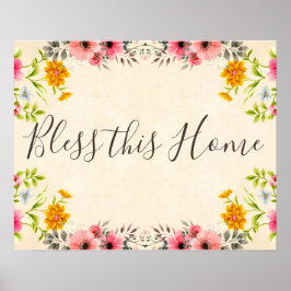 Poster Abençoe esta Home Page