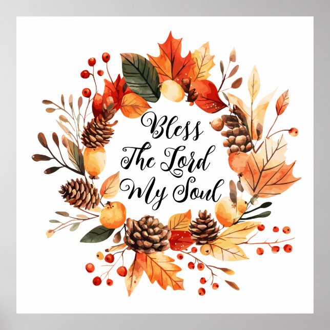 Poster Abençoe o Senhor (Frente)