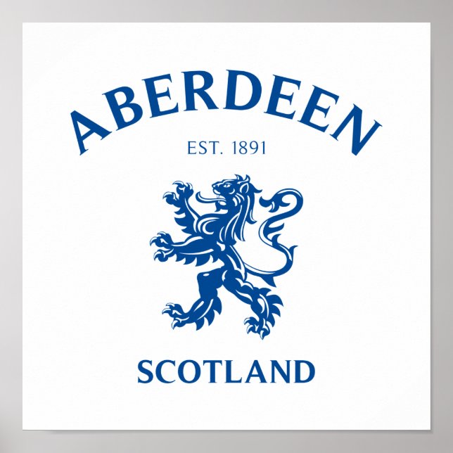 POSTER ABERDEEN (Frente)