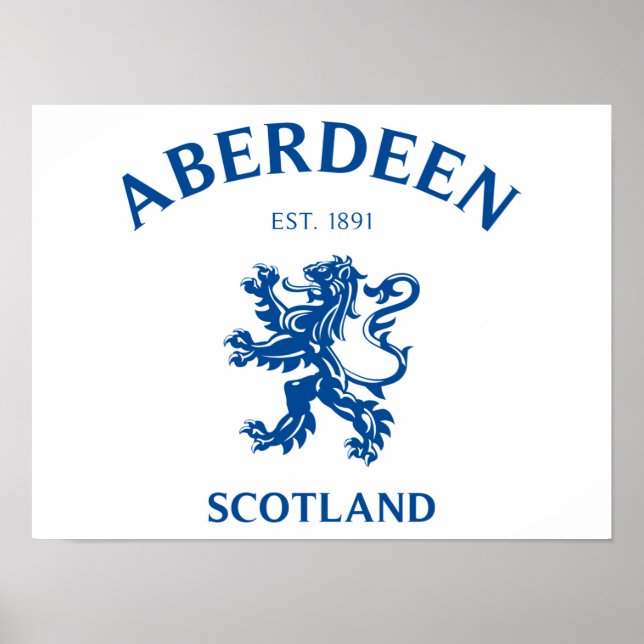 POSTER ABERDEEN (Frente)