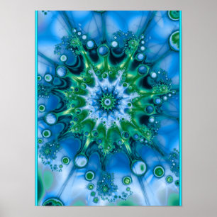 Poster Abertura Azul