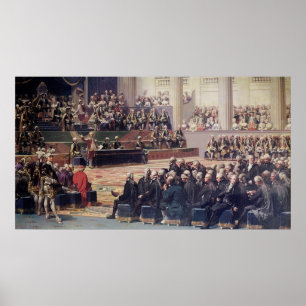 Pôster Abertura do Estado Geral em Versalhes