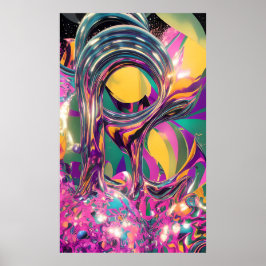 Poster Abertura Gelsemium - Arte Surreal Ken Gage