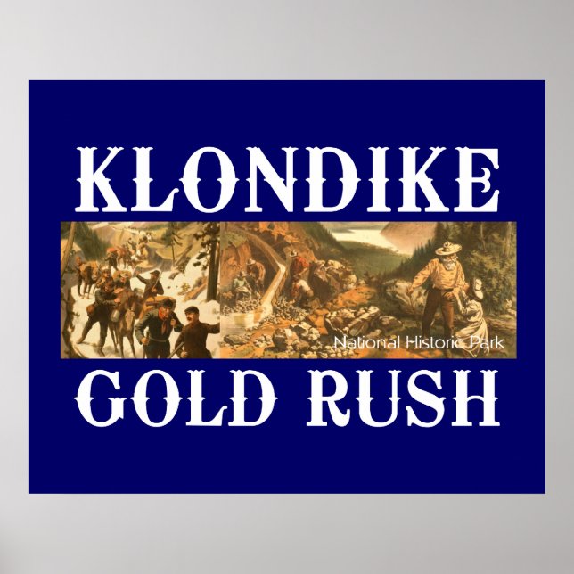 Pôster ABH Klondike Dourado Rush (Frente)