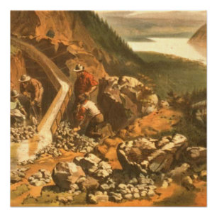 Pôster ABH Klondike Dourado Rush