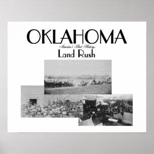 Pôster ABH Oklahoma Land Rush